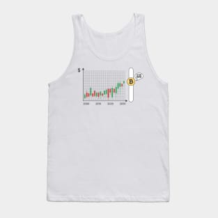 Bitcoin To The Moon Bars Tank Top